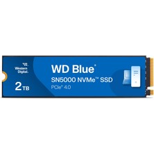 Frefly Store Western Digital Blue SN5000 Nvme SSD M.2 2280 2 Tb (5.000 Mb/sn'ye Kadar Okuma 4.000 Mb/sn'ye Kadar Yazma) - WDS200T4B0E