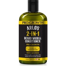 Frefly Store Arlo's Sakal Şampuanı ve Kremi Vanilya ve Sandal Ağacı Kokulu 355ML