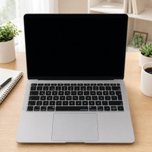 Frefly Store Mcstorey Türkçe Q Silikon Klavye Koruyucu MacBook Air 13 Retina Uyumlu A1932 A2179 A2337 M1 | Iso Uk Ters L Enter | Tr Q Klavye Kaplama Siyah