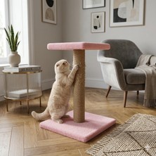 Frefly Store Brt Pet Platform Kedi Tırmalama Tahtası - 52CM, Pembe