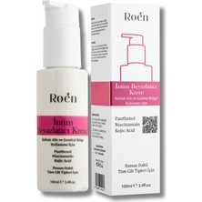 Frefly Store Roen Intim Bölge Beyazlatıcı Krem, Koltuk Altı ve Genital Bölge Için, Panthenol ve Niacinamide Içerikli, 100ML