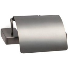 Frefly Store System Flat Kapaklı Tuvalet Kağıtlığı Füme Renk 90X95X151 mm