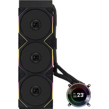 Frefly Store Lian Li Hydro-Shift Iı Lcd-C 360TL Siyah Işlemci Sıvı Soğutucu (G89.GHS2LCD36TB.00)