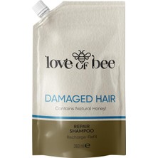 Frefly Store Komili 1878 Love Of Bee Yıpranmış Saçlar Için Doğal Bal Içeren Yoğun Onarıcı Premium Saç Bakım Şampuanı - Refill 360 ml