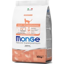 Frefly Store Monge Adult Tek Proteinli Somonlu Yetişkin Kedi Maması 400 gr