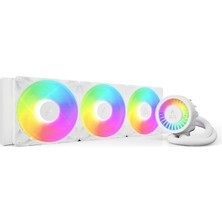 Frefly Store Arctic Liquid Freezer Iıı Pro 420 A-Rgb Intel/amd Uyumlu, 420MM Radyatörlü, 3X14CM P14 Pro A-Rgb Pwm Fanlı, Sıvı Işlemci Soğutucu BEYAZ(ACFRE00189A)