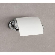 Frefly Store System Nord Kapaklı Tuvalet Kağıtlığı Krom/beyaz Renk 69X121X155 mm
