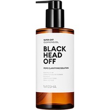 Frefly Store Mıssha Siyah Nokta Karşıtı Makyaj Temizleme Yağı 305ML Super Off Cleansing Oil (Blackhead Off)