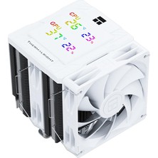 Frefly Store Thermalright Peerless Assassin 120 White V2 120MM Çift Kule Intel Amd Cpu Soğutucu