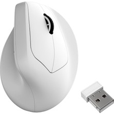 Frefly Store Keychron M5 Kablosuz Ergonomik Fare En Iyi Pixart 3950 Sensörüne Sahip. 2.4 Ghz, Bluetooth ve USB Kablolu BAĞLANTI(M5-A24)