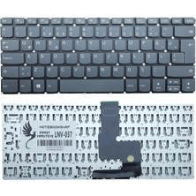 Frefly Store Part Master Lenovo LCM16H36TQ-686 Notebook Ile Uyumlu Klavye, Füme