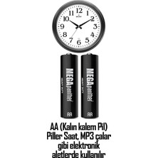 Frefly Store 24LÜ Set (12 Aa + 12 Aaa) Ince ve Kalın Kalem Pil Kumanda Pili Saat Pili Zn-C 1.5V