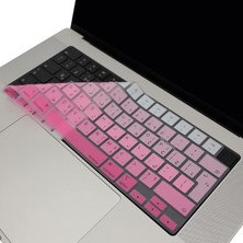 Frefly Store Mcstorey MacBook Arapça Klavye Koruyucu Uk Ters L Enter M1-M5 | A2681 A3113 A3240 A3449 A2941 A3241 A2442 A2779 A2992 A2485 A2991 | Arabic Keyboard Cover Pembe
