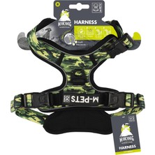 Frefly Store M-Pets Hıkıng Reflektörlü Soft Sırt Tasması Kamuflaj (M)