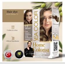 Frefly Store Sea Color Home Colorist Set Saç Boyası 7.3 Gizemli Kumral Secret Blonde