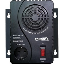 Frefly Store Powerful PWM-500 500VA 250W Kombi, Buzdolabı Otomatik Voltaj Regülatörü