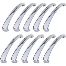 Frefly Store 10 Adet Motif Mobilya Mutfak Dolabı Çekmece Dolap Kapak Kulpları Kulbu Krom 96 mm 9.6 cm Metal Kulp
