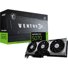Frefly Store Msı VGA Geforce Rtx 5070 12G Ventus 3x Oc RTX5070 12GB Gdrr7 192B DX12 Pcıe 5.0 X16 (3xdp 1xhdmı)