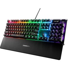 Frefly Store Steelseries Apex 5 Hibrit Mekanik Gaming Klavye, Her Tuş Için Rgb Aydınlatma, OLED Ekran, Türkçe Qwerty