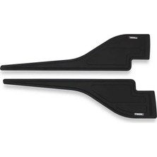 Frefly Store Generic Dacia Duster Yarasa Dodik Kapı Koruma Seti 2010-2017 Siyah Plastik Abs Plastik