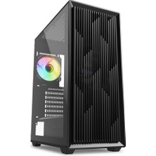 Frefly Store Sharkoon Kasa Mıd Tower Psusuz 4xfan Vk2 Rgb Black