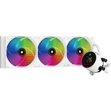 Frefly Store Thermalright Frozen Magic 360 Digital Argb Whıte 360MM Intel-Amd Uyumlu Işlemci Sıvı Soğutucu