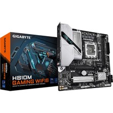 Frefly Store Gıgabyte H810M Gamıng Wıfı6 LGA1851 Ddr5 6400MHZ Pcıe 5.0 M.2 Nvme Wifi 6 Gigabit Lan Matx Anakart
