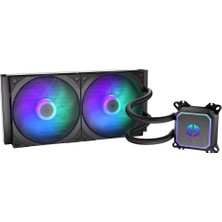 Frefly Store Endorfy Navis F280 Argb, Aıo Cpu Soğutma, 280 mm Genişliğinde, Argb Arka Plan Aydınlatması, Am5, Am4, LGA1700, LGA1200, LGA1150, LGA1151, LGA1155, LGA1156 Vs. ile Uyumlu, EY3B005