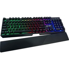 Frefly Store Bugatek Bggmng Mekanik Hisli Rainbow Metal Gaming Klavye