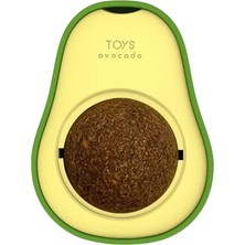 Frefly Store Buffer® Avokado Model Yapışkanlı Kedi Oyuncağı Yenilebilir Kedi Nanesi Otu