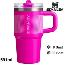 Frefly Store Stanley The Quencher Protour Flip Straw Termos 0,60 L Pipetli Termos 10-12484-098 Pembe