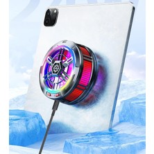 Frefly Store Coverzone iPad ile Uyumlu Profesyonel Kablolu Yarı Iletken Şok Buzlama Tablet Soğutucu Fan Gamer Oyuncu Radyatör Şok Soğutma Fanı Yeni Nesil Altı Çekirdek Teknoloji Soğutma Fanı (H20)