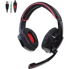 Frefly Store Oyuncu Kulaklığı Kulaküstü TC-1000 Siyah-Kırmızı