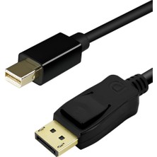 Frefly Store Daytona A4315 Mini Displayport To Displayport 1.5 M 4K Çevirici Dönüştürücü Adaptör Kablosu/laptop, Pc, Hdtv, Monitör Veya Displayport Özellikli Hd Projektörler Için
