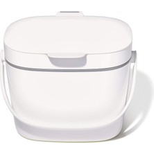 Frefly Store Oxo Good Grips Kolay Temizlenen Kompost Kutusu, Beyaz, 6,62 L