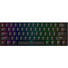 Frefly Store Redragon K530 Pro Draconic Brown Switch Tkl Tr Q Rgb Mekanik Kablosuz Gaming (Oyuncu) Klavye