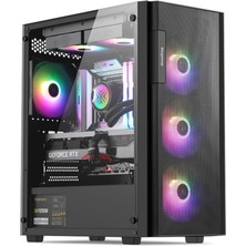 Frefly Store Segotep Axe 5 Siyah 650W Atx Gaming (Oyuncu) Kasa