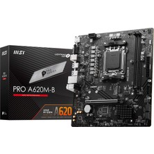 Frefly Store Msı Pro A620M-B Am5 Ddr5 6800MHZ(OC) HDMI VGA M.2 Usb3.2 Jargb_v2 Matx