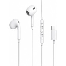 Frefly Store Hepu Titan Series HP-TK03 Type-C Kablolu Kulak Içi Kulaklık - 13MM Sürücülü Yüksek Kaliteli Stereo Ses Mikrofonlu ve Ergonomik Tasarımlı 1.2m Type-C Kulaklık