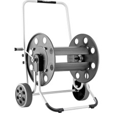 Frefly Store Claber 8895 Metal Profy Hortum Arabası, Metal Yapı