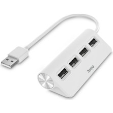 Frefly Store USB Hub, 4 Ports, USB 2.0, 480 Mbit/s, Beyaz