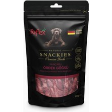 Frefly Store Reflex Snackies Pancarlı Ördek Göğüs Kurutulmuş Et Köpek Ödülü 80GR