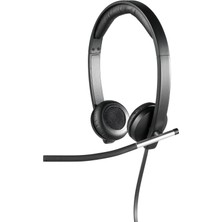 Frefly Store Logitech H650E 981-000519 Stereo Kulak Üstü Çağrı Merkezi Kulaklığı