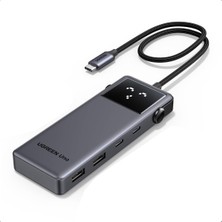 Frefly Store Hub Usb-C Ugreen CM888 6 Em 1 Pd 85W HDMI Cinzento