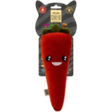 Frefly Store Cattie Matatabi Içerikli Kedi Oyuncağı Peluş Havuç 20 cm