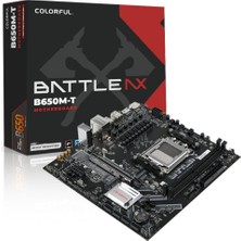 Frefly Store Colorful Battle-Ax B650M-T V14 Ddr5 7200MHZ Matx Gaming (Oyuncu) Anakart
