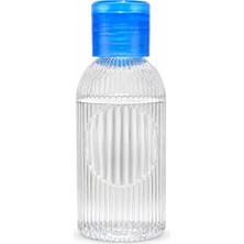 Frefly Store 50 Adet 50 ml Boş Plastik Şişe DNZ21 Mavi Kapak