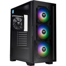 Frefly Store Thermaltake Versa T25 650W 80+ Argb 3X120MM Fan Tempered Glass Pencereli Oyuncu Kasası