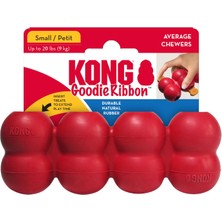 Frefly Store Kong - Klasik Goodie Şerit - Dayanıklı Kauçuk Doldurulabilir Köpek Oyuncak - Küçük Köpekler Için