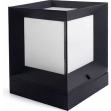 Frefly Store Mega Set Üstü Bahçe Duvar Armatürü Aplik Suya Dayanıklı Dış Mekan Aydınlatma Modern Siyah Gövde